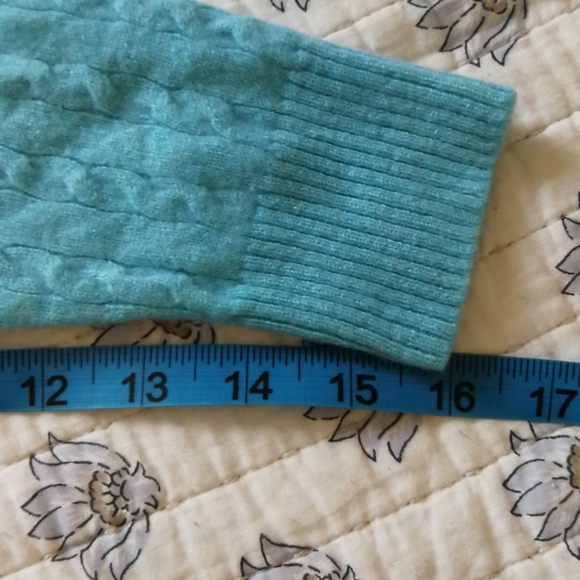 Polo Ralph Lauren 100% Cashmere Cable-knit Sweater, Tag girl L(14-16) - Picture 10 of 12